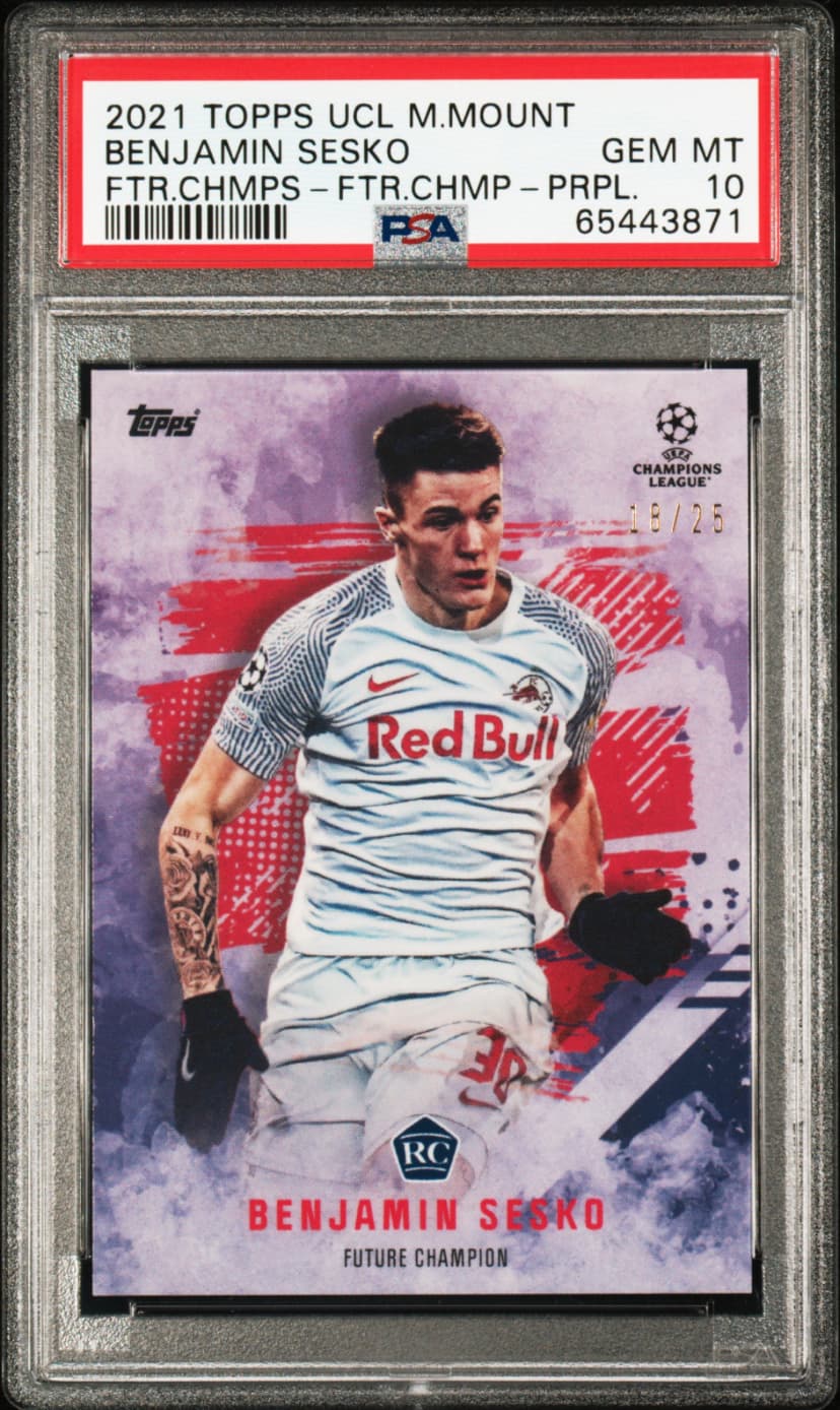 2021 22 topps ucl mason mount future champions purple #13/25 benjamin Šeško rookie card psa 10 gem mint (copy) 2021 22 topps ucl mason mount future champions purple #13/25 benjamin Šeško rookie card psa 10 gem mint (copy)